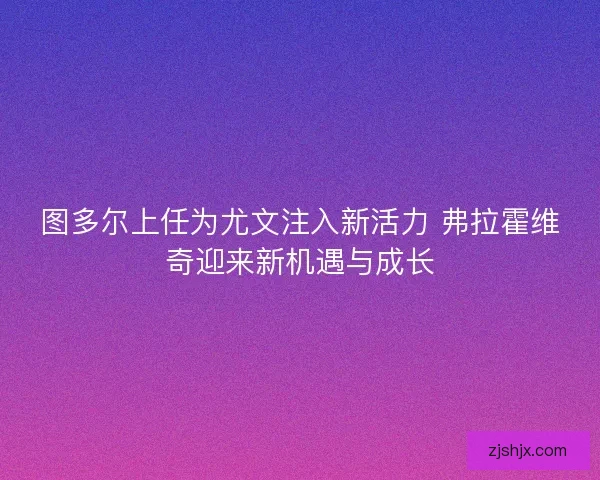 图多尔上任为尤文注入新活力 弗拉霍维奇迎来新机遇与成长